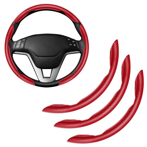 3pcs Carbon Fiber Anti (Red / Universal (3pcs))