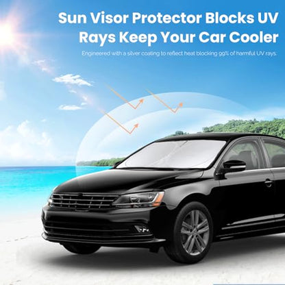 Custom Fit Passat Windshield Sunshade for 2012 (Fit Passat vw 2012-2022)