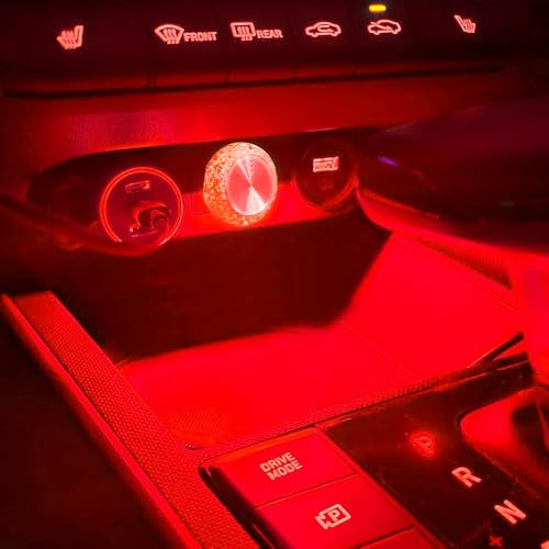 4PCS USB LED Car Interior Atmosphere Lamp (Red)