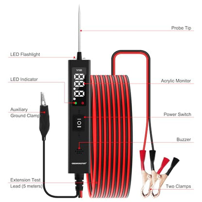 V100 Power Circuit Probe Tester (V100-Black)