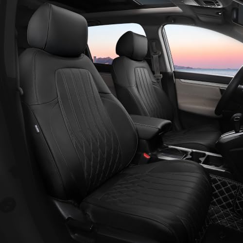 Custom for Honda CRV Seat Covers 2017 (Black / CR-V 2017-2022)