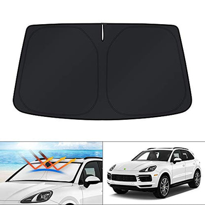 Custom Fit Windshield Sun Shade for 2019 (FOR | Porsche Cayenne 2019-2025)