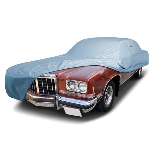 Car Cover Waterproof All Weather for 1971 (Sky Gray / 38. GrandVille 1971-1975)