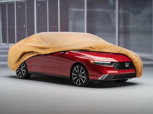 Heavy Duty Outdoor Car Cover Custom Fit for 2008 (Custom Fit Accord / brown)