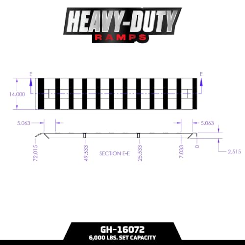 Heavy Duty Aluminum Loading Ramps (6')