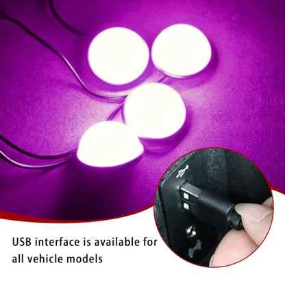 Car Interior LED Lights (Pink)