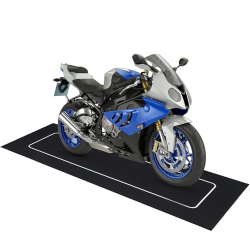 Motorcycle Garage Mat Non Slip (Basic Style / 98 X 31 Inch)