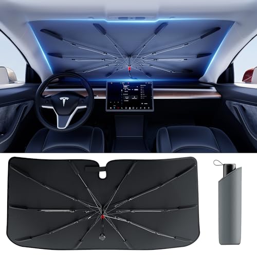 Umbrella Windshield Sun Shade for Car & SUV (Medium(57"L x 31"W))