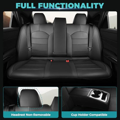 Custom Seat Covers for Toyota Camry 2018 (Black / 2018-2024 Camry LE/SE/SE Nightshade)