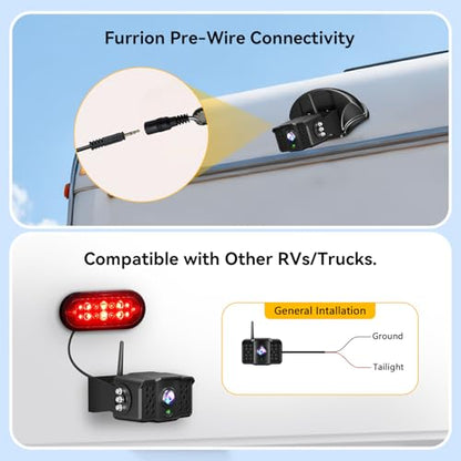 Wireless Backup Camera with 7" 1080p Monitor