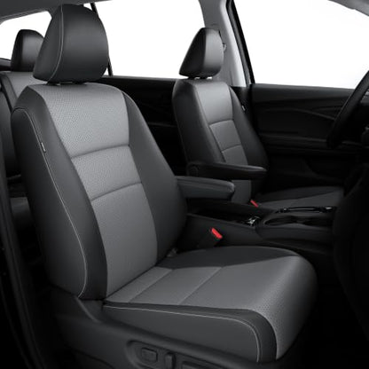 Seat Covers for Honda Pilot 2016 (Black-Grey / 8 Seats - EX-L,SE,TOURING,SPORT 2016-2022)