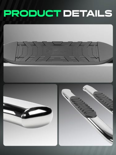 5 Inch Running Boards for Chevy & GMC (Regular Cab / 5 Inches)