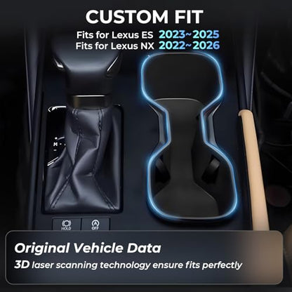 Cup Holder Inserts for Lexus ES 2025 2024 2023 & Lexus NX 2026 2025 2024 2023 2022 (Cup Holder for 23-25 ES & 22-26 NX)
