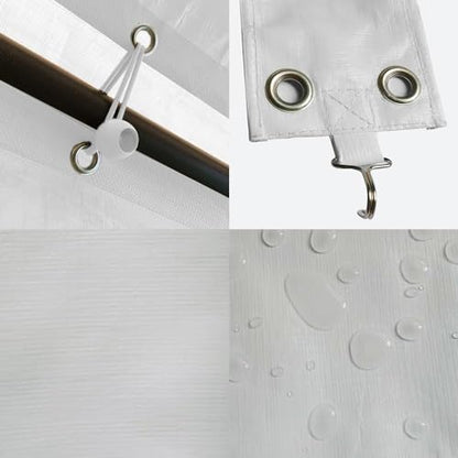 10 x 20 FT Carport Replacement Cover (10'x20' / White)