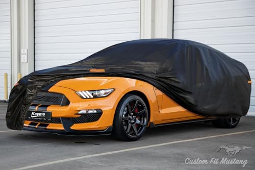 7 Layers Waterproof Car Cover for Ford Mustang (PE-Black / Custom Fit Ford Mustang)