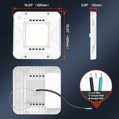 LED Canopy Light with 150W