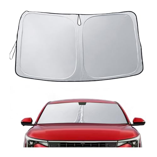 for 2025 2026 Kia K4 Windshield Sunshade for 2026 Kia K4 Accessories Sunshade Foldable Sun Shield 2025 K4 Sunshade Sun Protector Front Windows Sun Protection Block UV Rays (2025 2026 Kia K4)