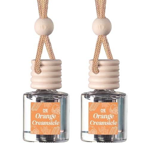 CANDECraftCo 2 Pack Hanging Car Air Freshener Diffuser for Essential Oils