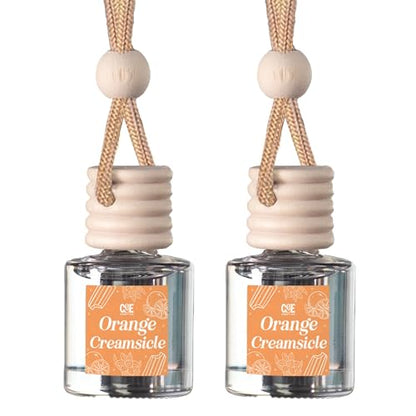 CANDECraftCo 2 Pack Hanging Car Air Freshener Diffuser for Essential Oils