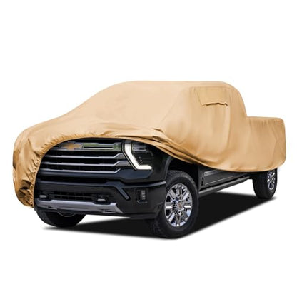 Heavy Car Cover Custom Fit for 2018 (Custom Fit Chevy Silverado / brown)