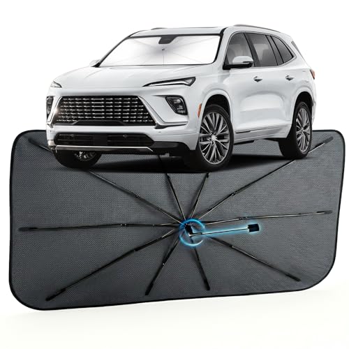 Car Windshield Sun Shade Umbrella for Buick Enclave 2018 (For Buick Enclave 2018-2026)