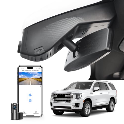 Front 4K & Rear 1080P Dash Cam for GMC Yukon (Model B Front 4K and Rear 1080P)