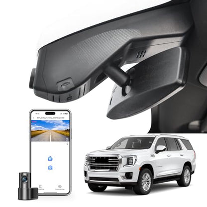Front 4K & Rear 1080P Dash Cam for GMC Yukon (Model B Front 4K and Rear 1080P)