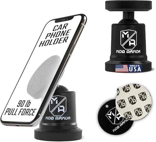 MobNetic Maxx Magnetic Car Phone Holder Mount (Black)
