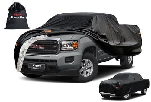 Heavy Duty Truck Cover for GMC Canyon (9-Canyon(2004-2012) Regular Cab SB Bed / PE-Black)