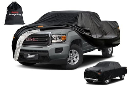 Heavy Duty Truck Cover for GMC Canyon (9-Canyon(2004-2012) Regular Cab SB Bed / PE-Black)