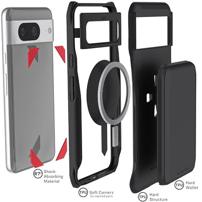 Exec Google Pixel 8 Wallet Case (Pixel 8 / Black)