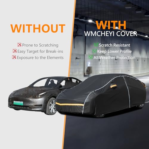 Car Cover Waterproof All Weather for Tesla Model Y (Black / Tesla-Model Y)