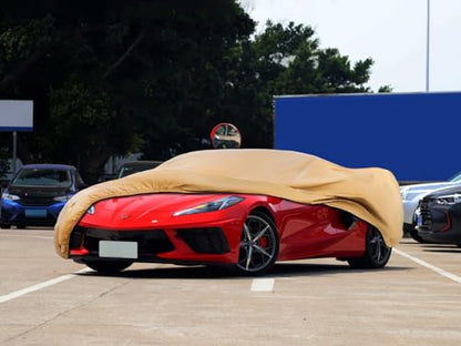 Outdoor Car Cover Custom Fit for 1983 (Custom Fit Chevrolet Corvette / brown)