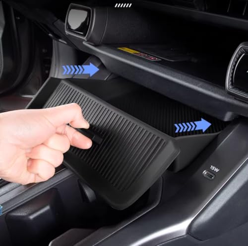2026 RAV 4 Center Console Organizer Compatible with 2026 RAV 4 Accessories Lower Drawer Organizer Tray Below Wireless Charging Spot Storage Box RAV4 Limited