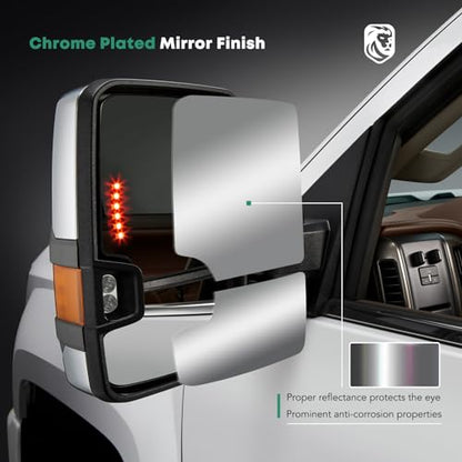 Towing Mirrors for Toyota Tundra 2007 (Black)