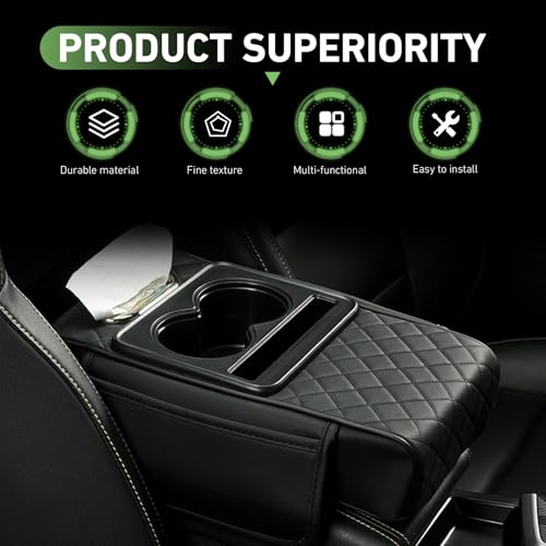 Car Center Console Cover Organizer