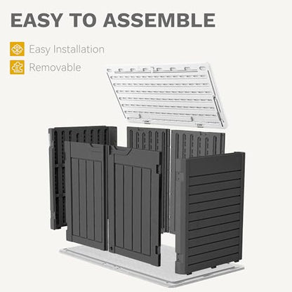 Outdoor Weather (Medium-35 Cu Ft / Dark Gray)