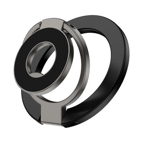 Magnetic Phone Ring Holder for Samsung Galaxy S26 S25 Ultra S25 S24 FE S24 (black)