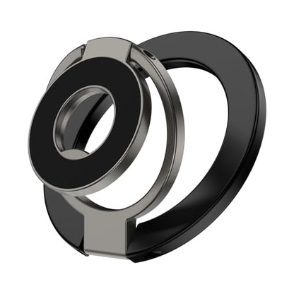 Magnetic Phone Ring Holder for Samsung Galaxy S26 S25 Ultra S25 S24 FE S24 (black)