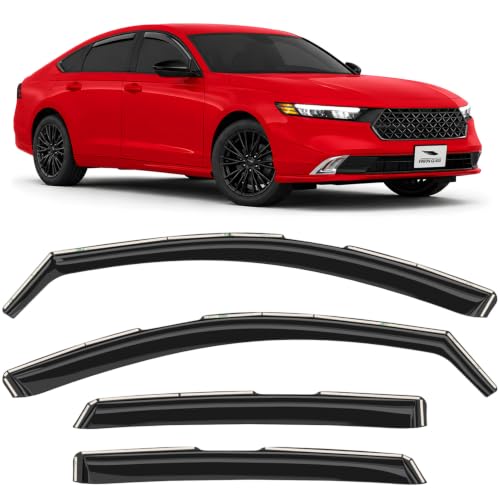 in Channel Extra Durable Rain Guards for Honda Accord 2023 (For Accord 23-26)