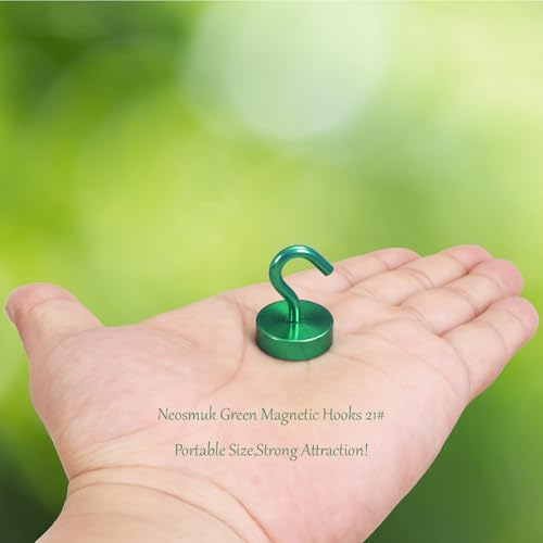 Magnetic Hooks Steel Tube Design for Cruise (Green / 40lb Magnetic Hooks)