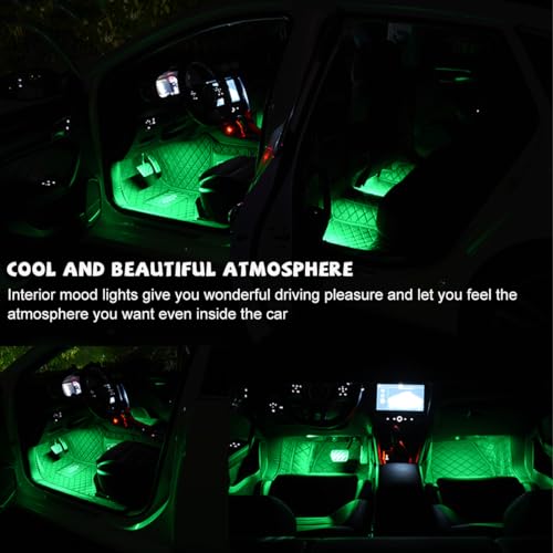 Car LED Strip Light (Cigarette Lighter / Green)