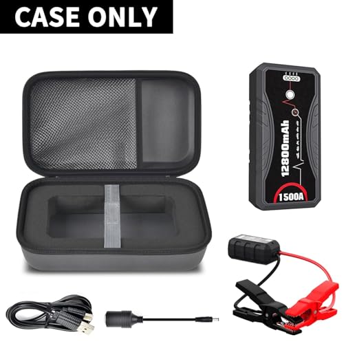 Carrying Case Compatible with NEXPOW Car Jump Starter (Grey)