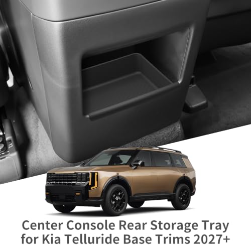 Rear Center Console Lower Storage Tray for Kia Telluride 2027 (Rear Center Console Lower Storage Tray)