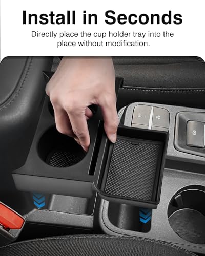Maverick Cup Holder Insert Center Console Organizer for 2022 2023 2024 2025 Ford Maverick Accessories