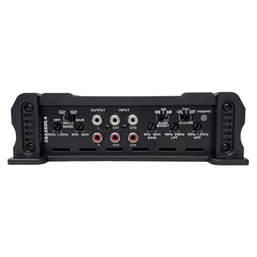 CBA2500.4 Cobalt High Efficiency 4 (BLACK / 4-Channel - 2500 Watts)