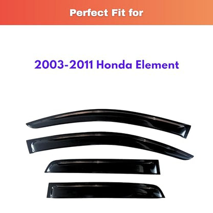 Rain Guards Fit for 2003 (2003-2011 Element)