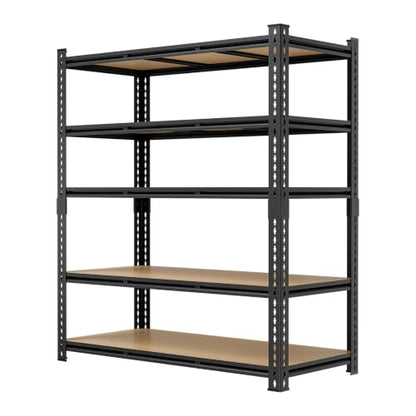 48" W Garage Shelving Heavy Duty (5T 48" W x 18.9" D x 72" H)
