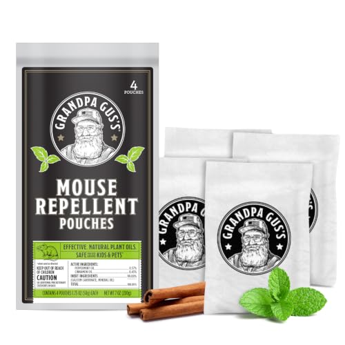 Mouse Repellent Pouches (1.76 Ounce (Pack of 4))