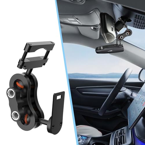 Radar Detector Rearview Mirror Rod Mount and Radar Power Cord Hardwired Kit (For Uniden Radar Models)